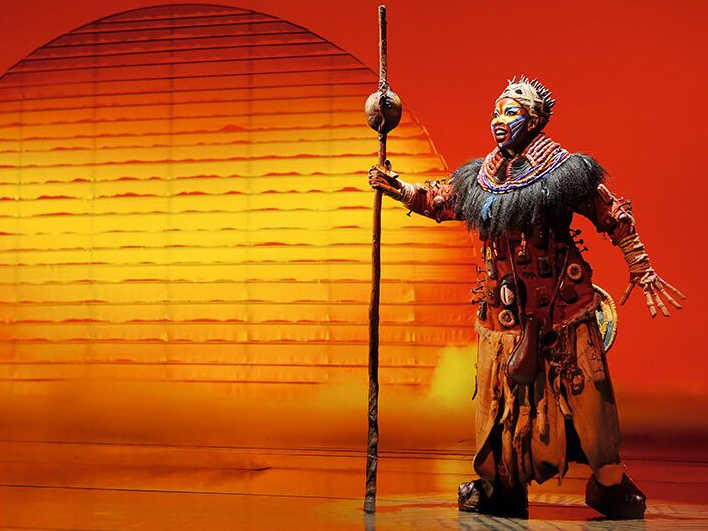Actriz del Musical rey leon Madrid 2022