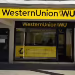 Fachada Oficina Western Union Collado Villalba (Madrid) en la calle Real