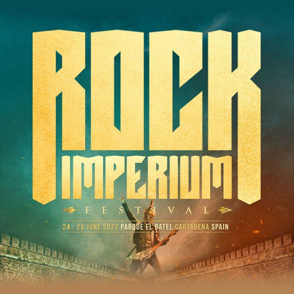 cartel cuadrado Rock Imperium Festival 2022 (cartagena)